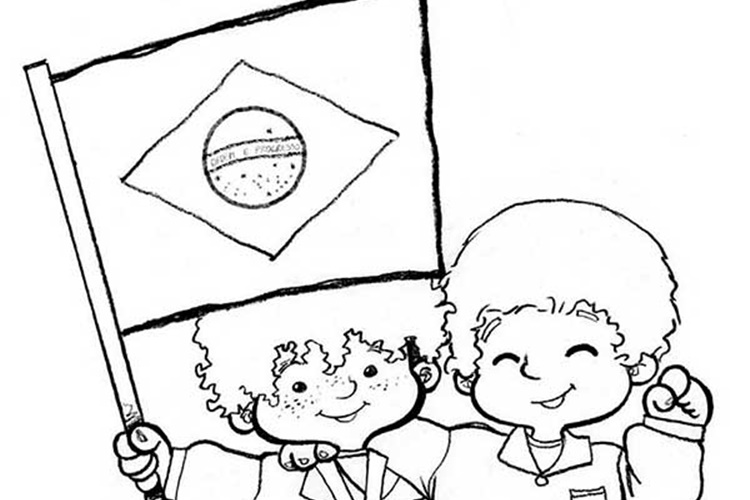 bandeira do Brasil para colorir vs bandeira oficial