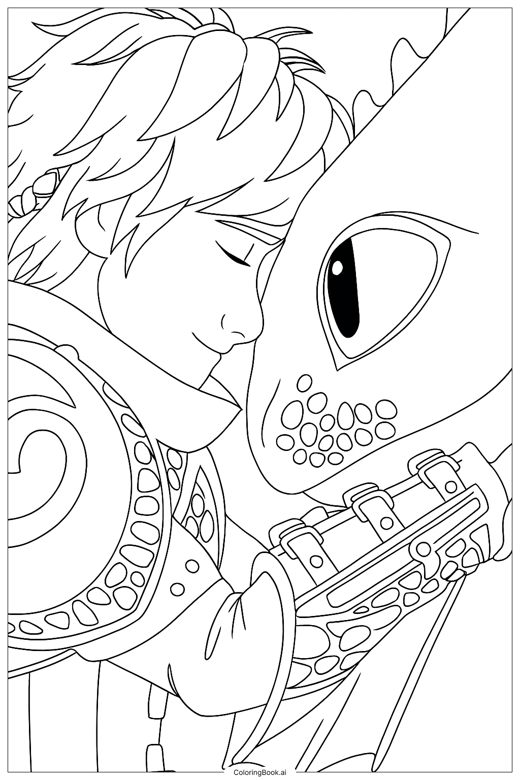 desenho do banguela para colorir facil