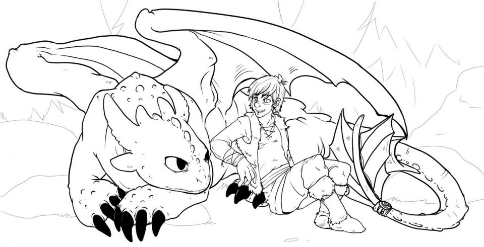 desenho do banguela para colorir facil