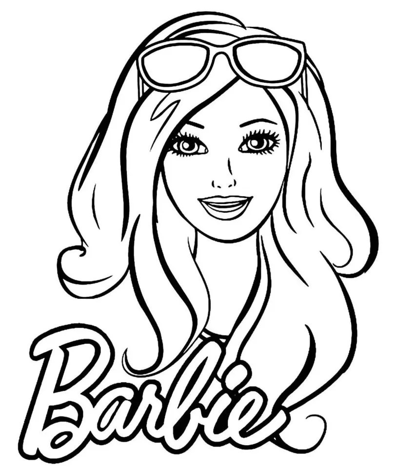 melhores desenhos da barbie para pintar online