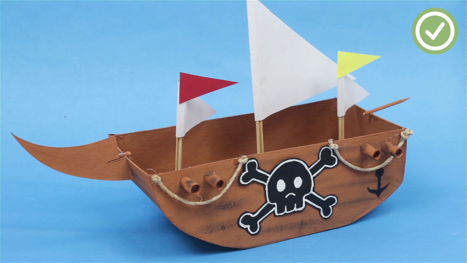 ideias de barcos de papelão para festas