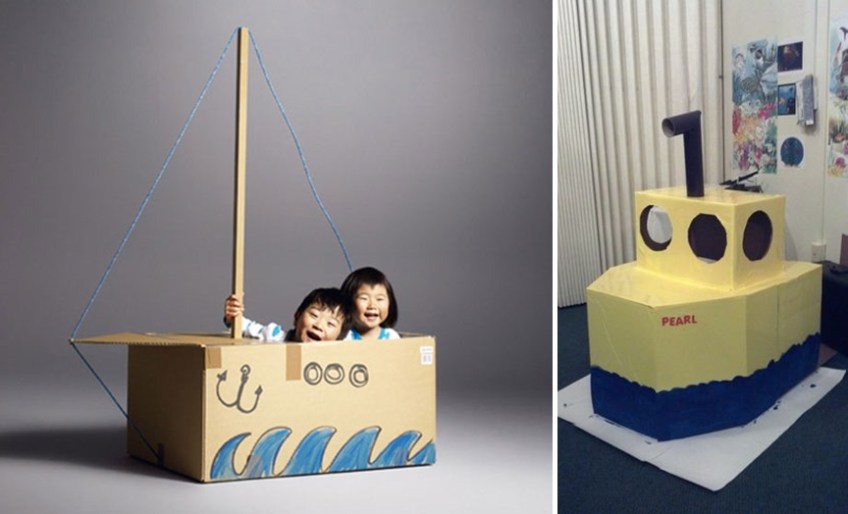 erros comuns ao fazer barco de papelão