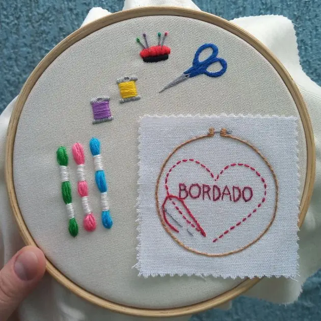 preço médio bastidor bordado profissional