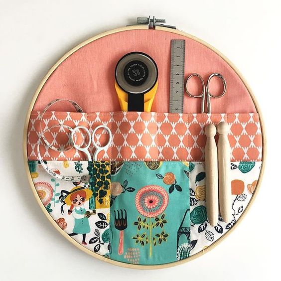 ideias de artesanato com bastidor redondo