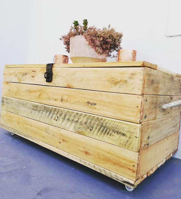 bau de pallets passo a passo