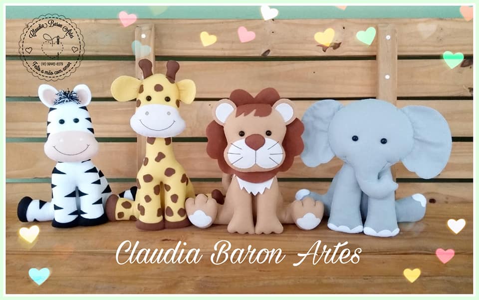 quanto custa fazer bichinhos safari feltro para vender