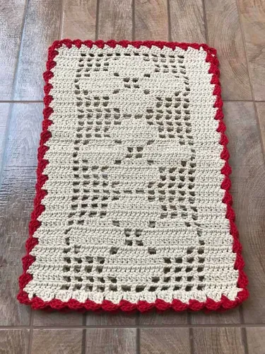 Como Fazer Cantos Perfeitos em Bicos de Crochê para Tapetes Quadrados