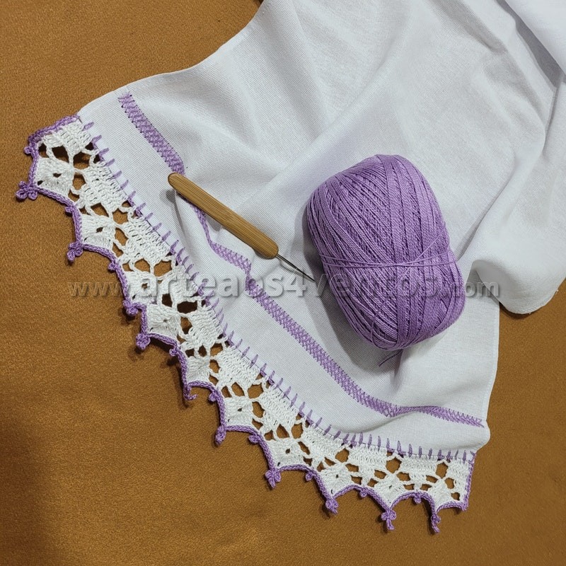 bico de crochê fácil