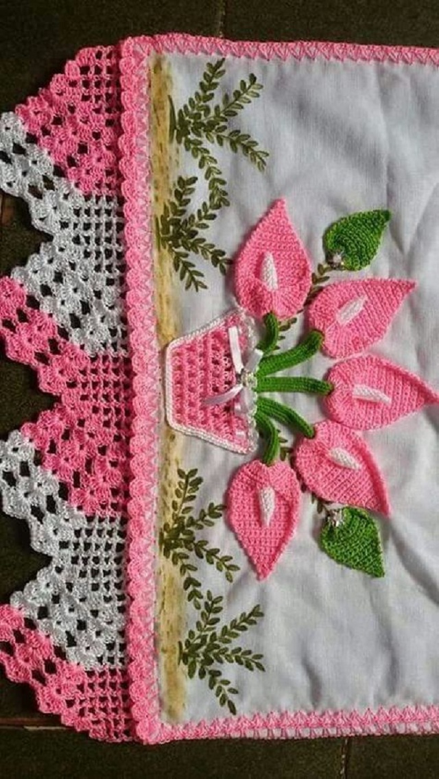 gráfico bico de crochê