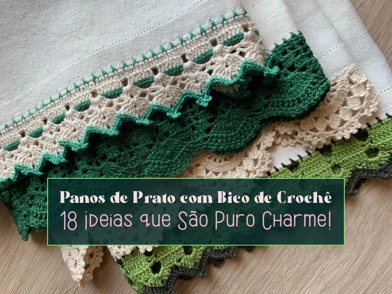 bico de crochê diferente vs bico tradicional