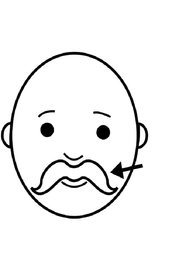 custo de impressão de moldes de bigode para eventos