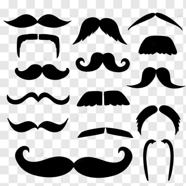 como imprimir moldes de bigode em papel adesivo