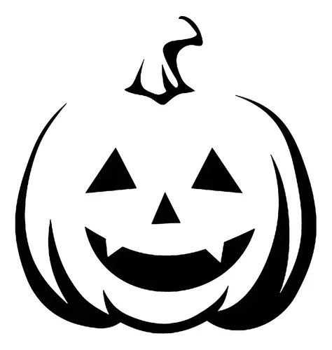 estêncil para abóbora de halloween