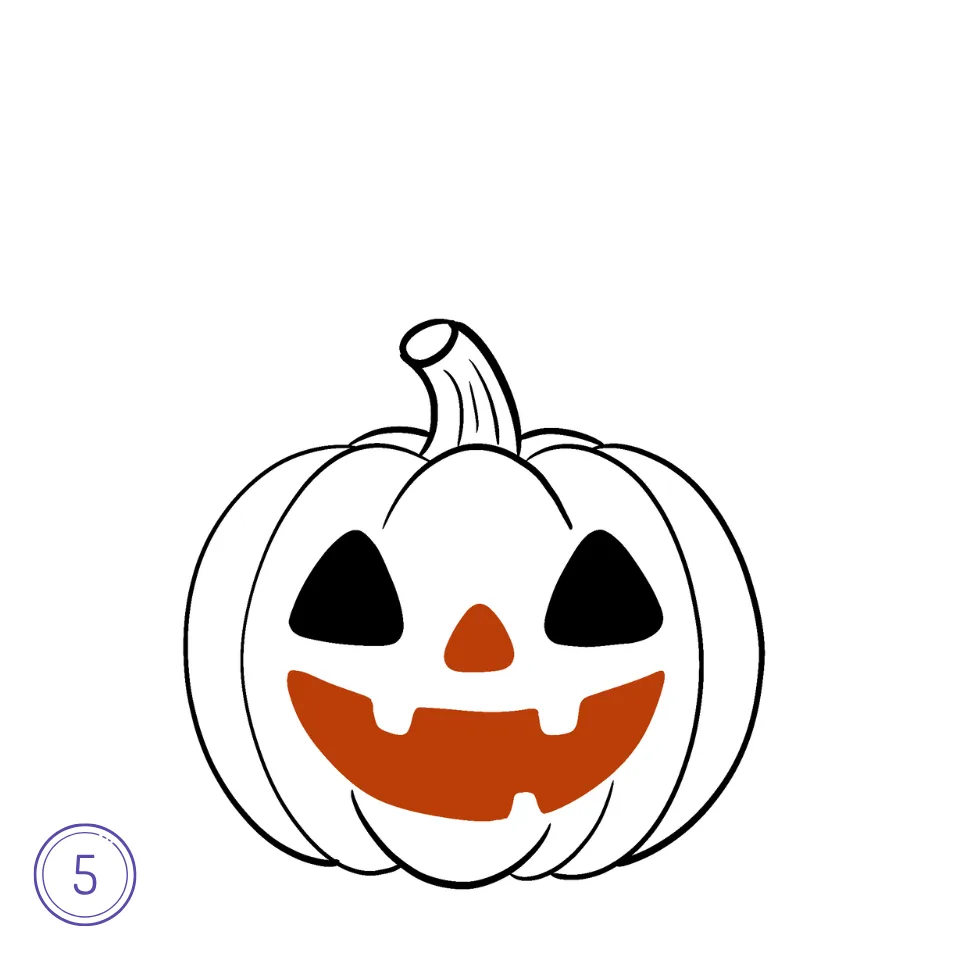 molde abóbora halloween grátis
