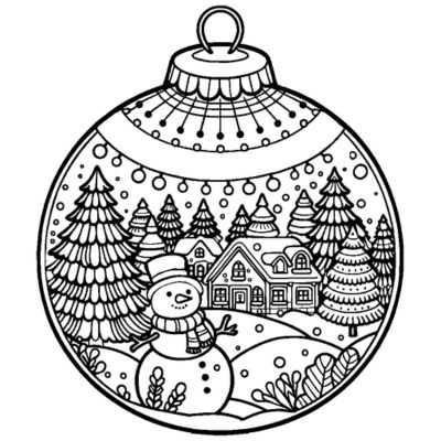 Onde Encontrar Moldes Gratuitos de Bolas de Natal para Imprimir