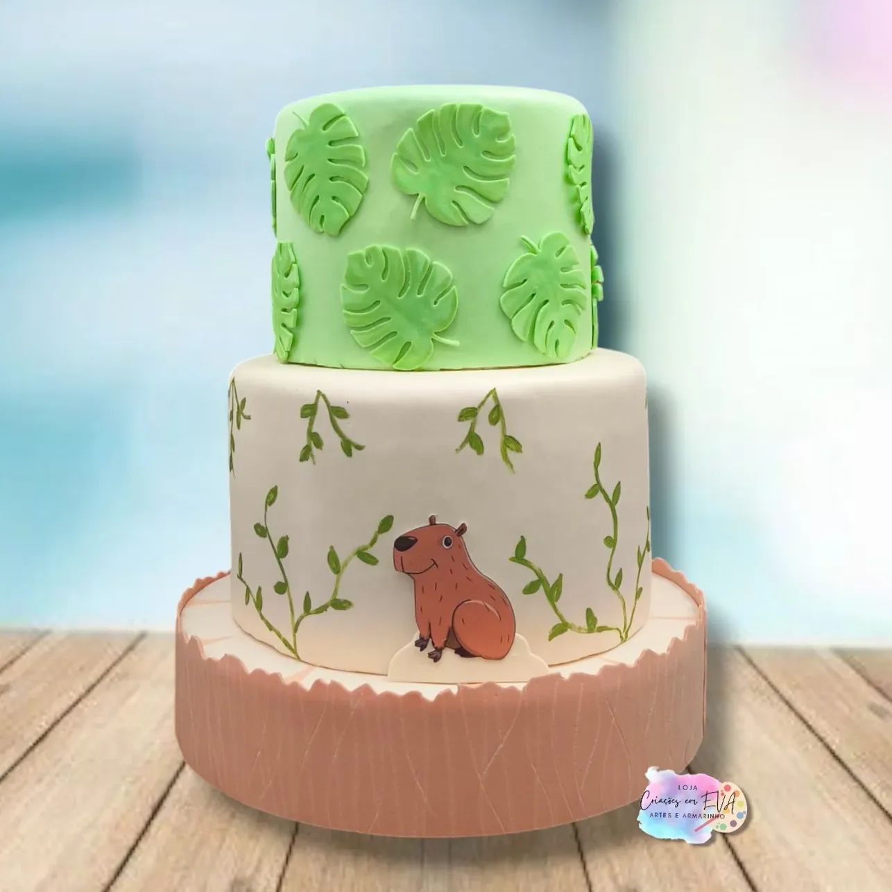 bolo capivara simples