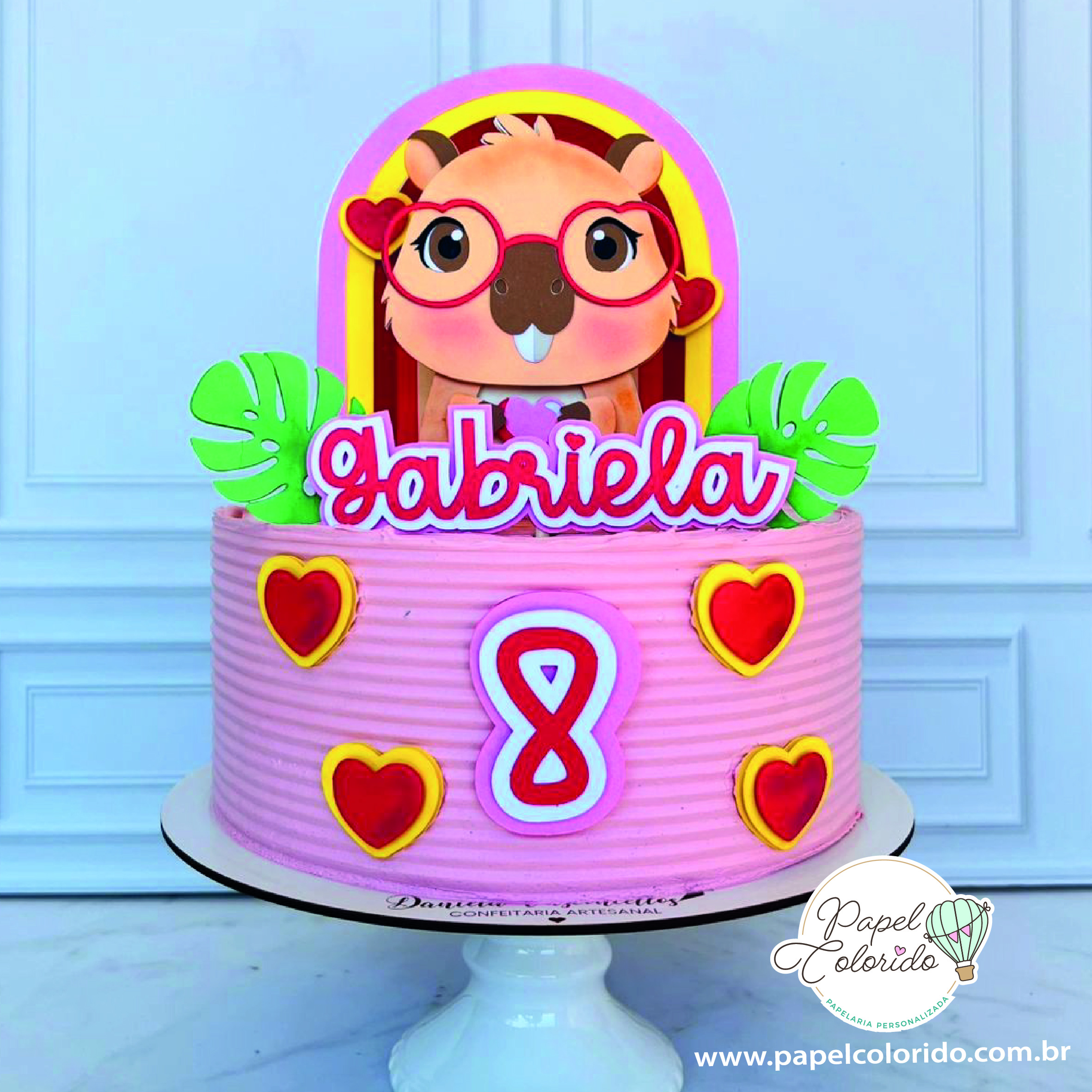 bolo capivara com lama