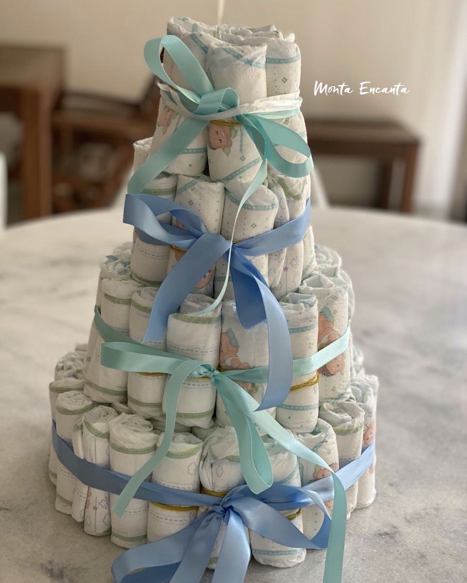 quanto custa um bolo de fraldas personalizado