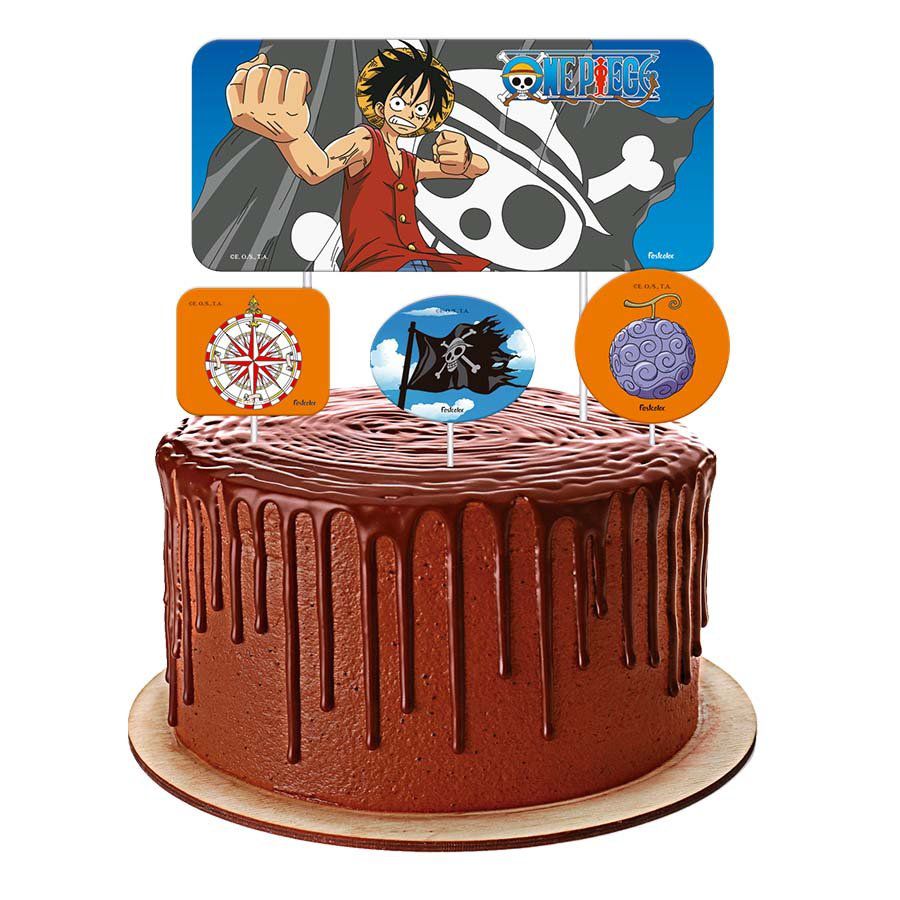 bolo one piece simples