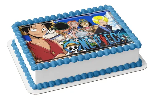 bolo quadrado one piece zoro