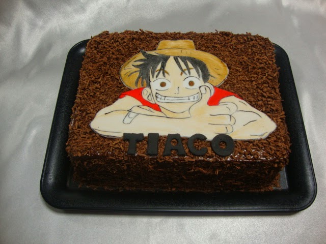 bolo quadrado one piece 5kg