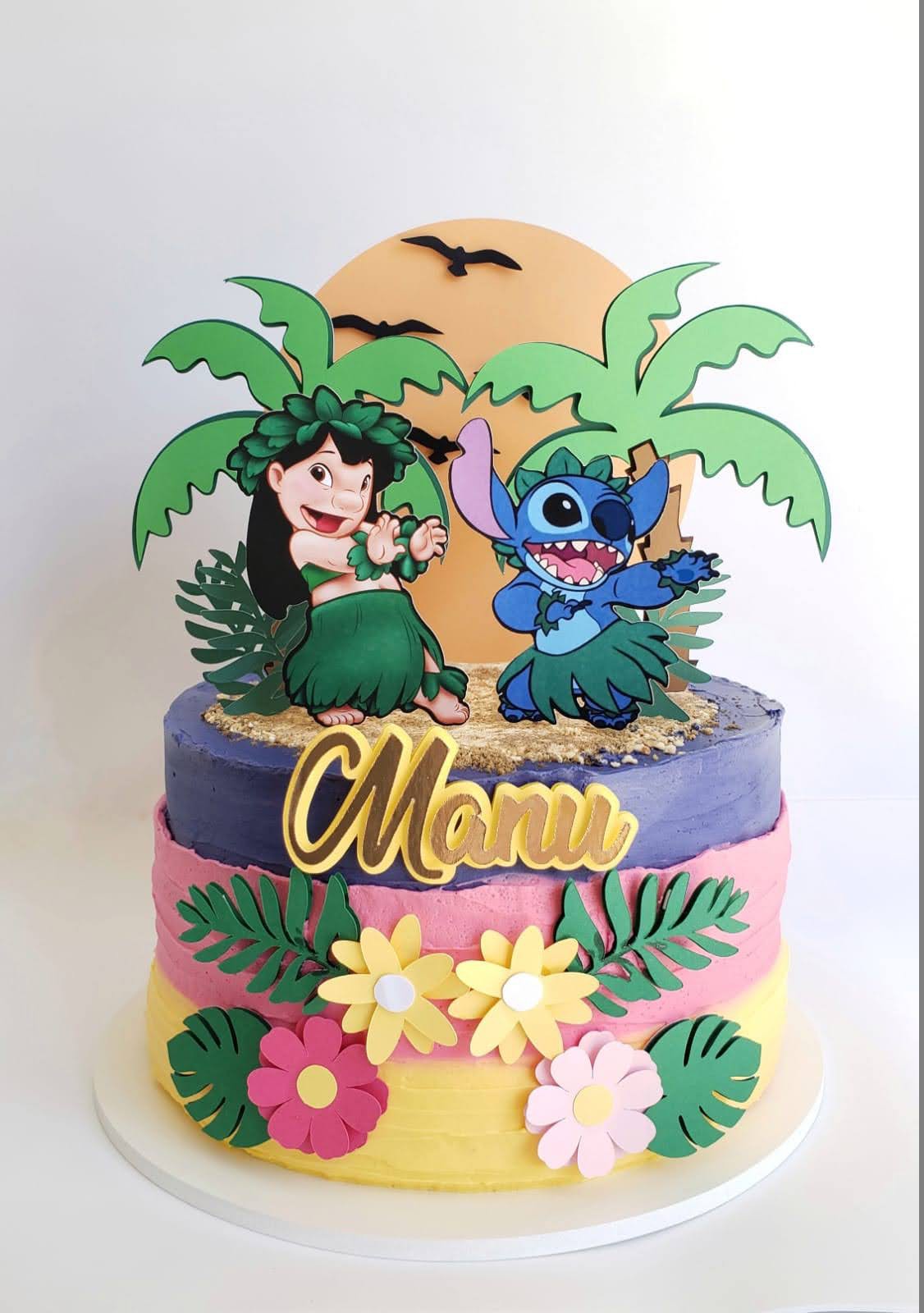 Bolo Lilo e Stitch Pasta Americana