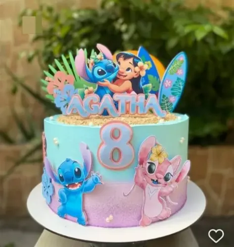 Bolo Lilo e Stitch Tropical