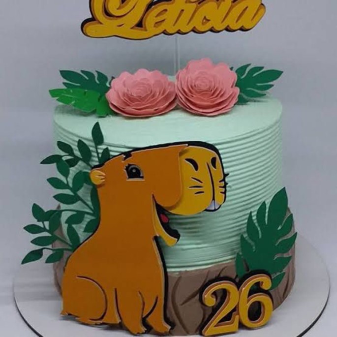 bolo capivara chantininho