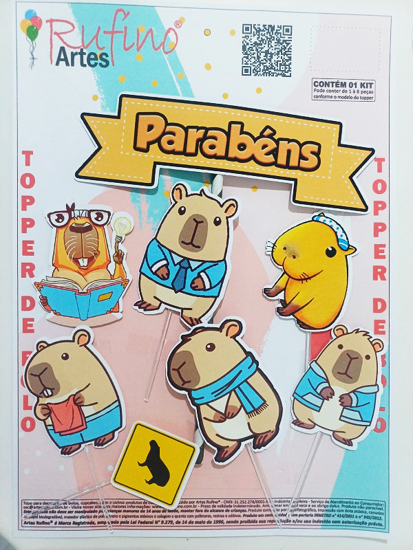 bolo capivara chantininho