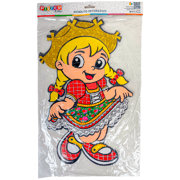 Os Melhores Moldes de Casal Caipira em EVA para Sua Festa Junina