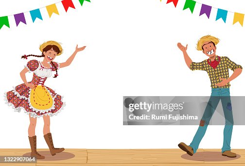 boneca caipira desenho