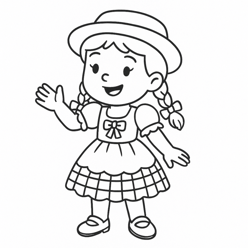 Desenhos de Festa Junina para Imprimir e Colorir: Atividades para Crianças