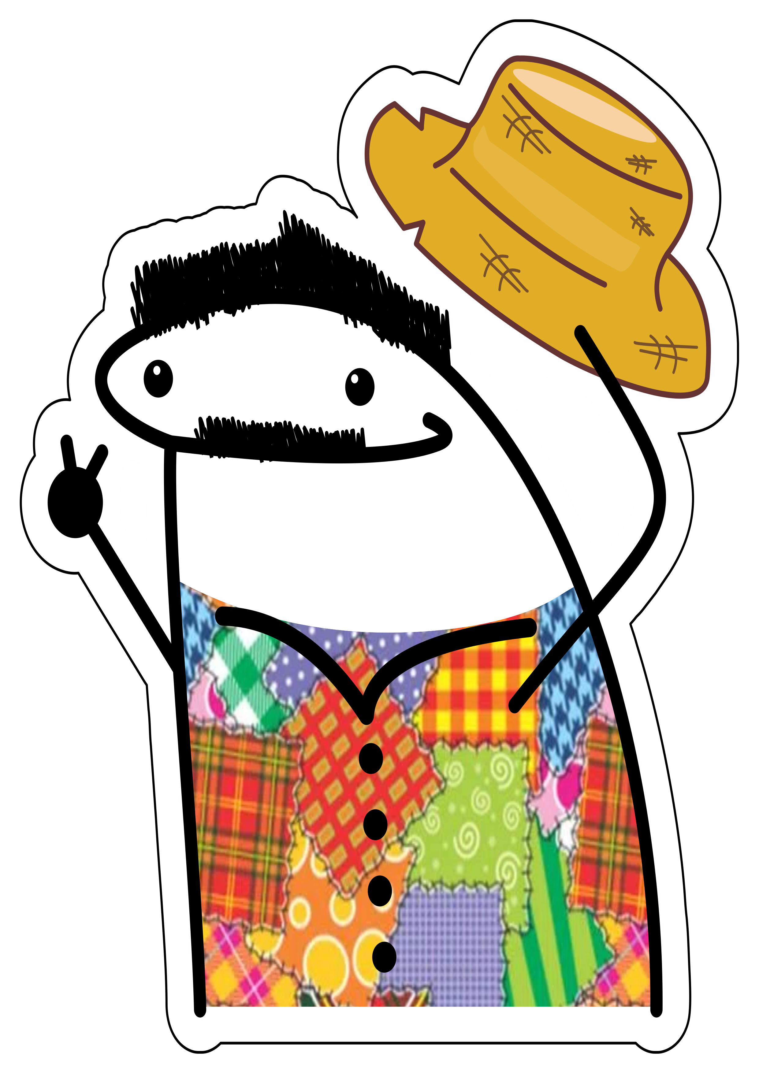 boneca caipira desenho