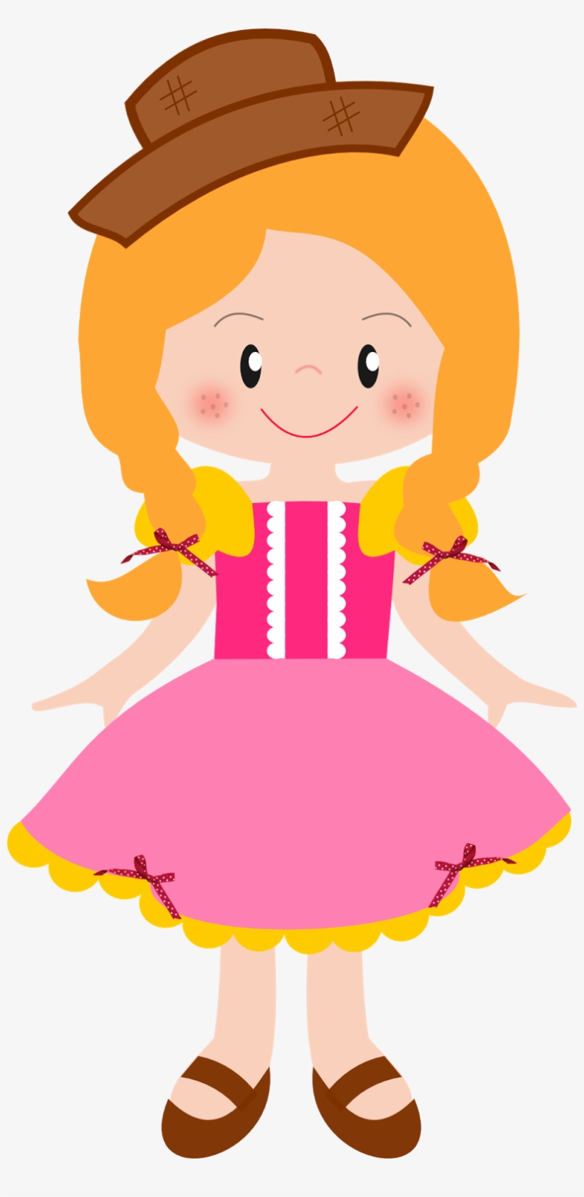 Passo a Passo: Desenhando uma Menina Caipira Estilizada para o São João