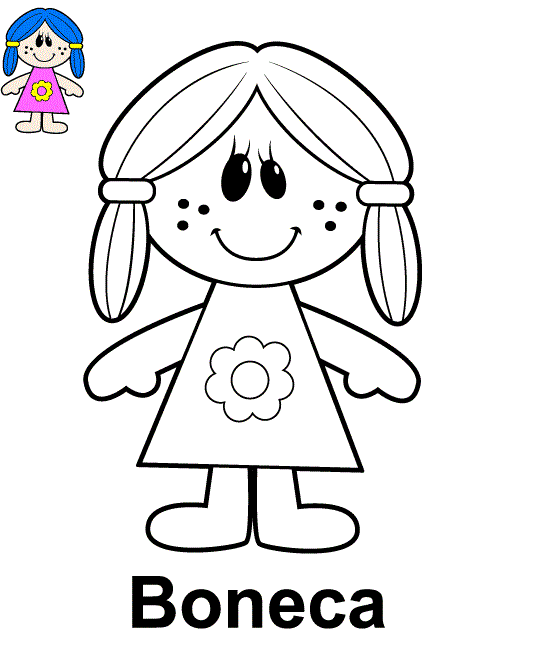 bonecas para imprimir para meninas