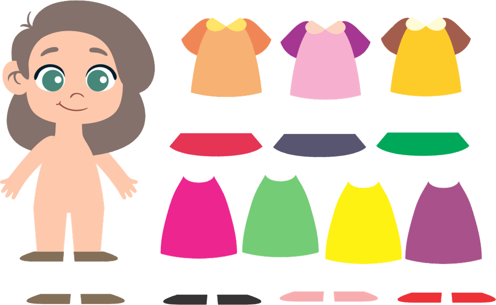 bonecas para imprimir para bebês