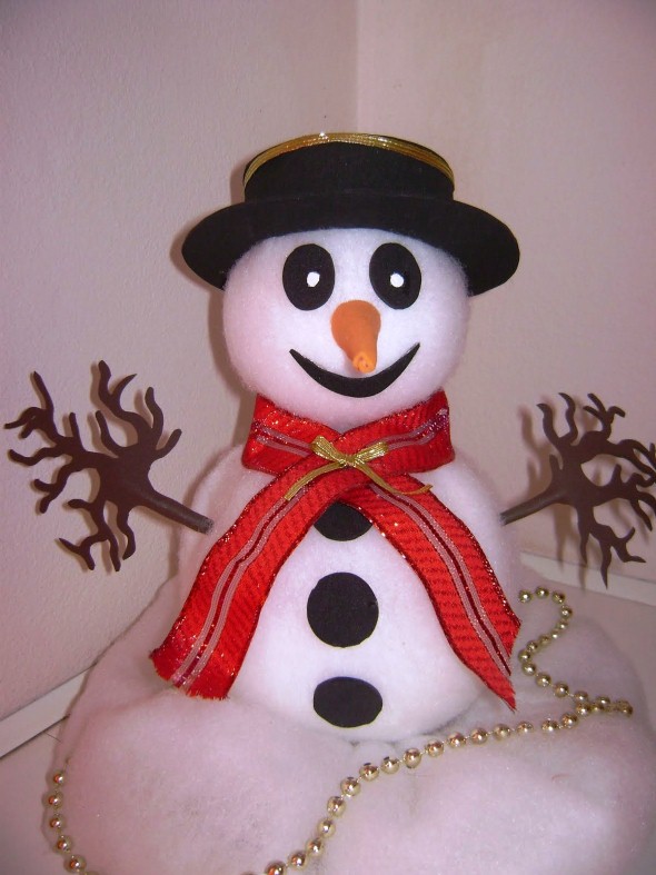 boneco de neve de meia versus feltro qual o melhor
