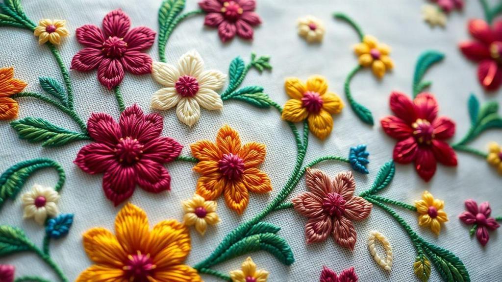 bordado em fotografia impressa em tecido