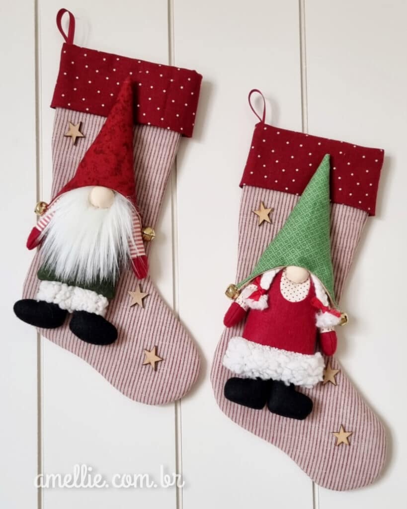 molde bota papai noel