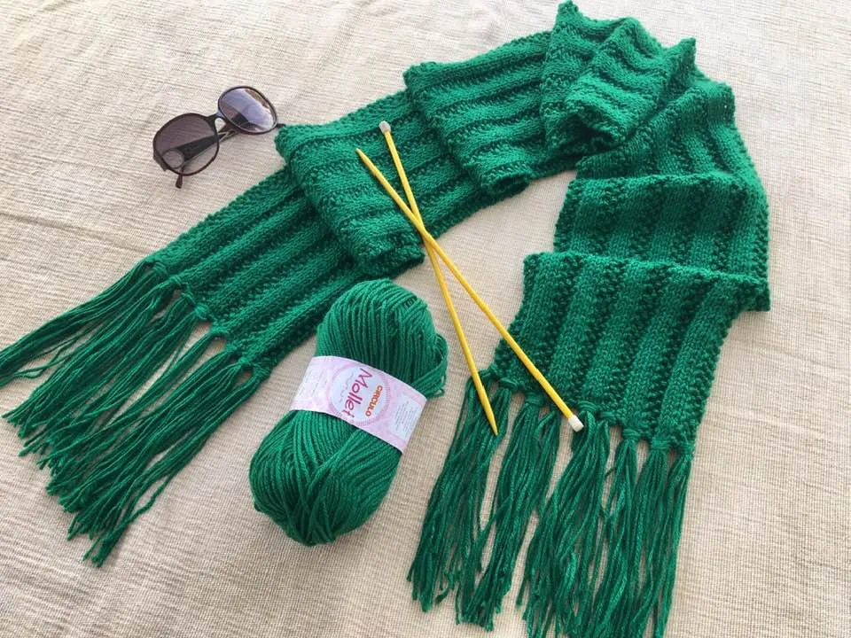 cachecol de crochê masculino