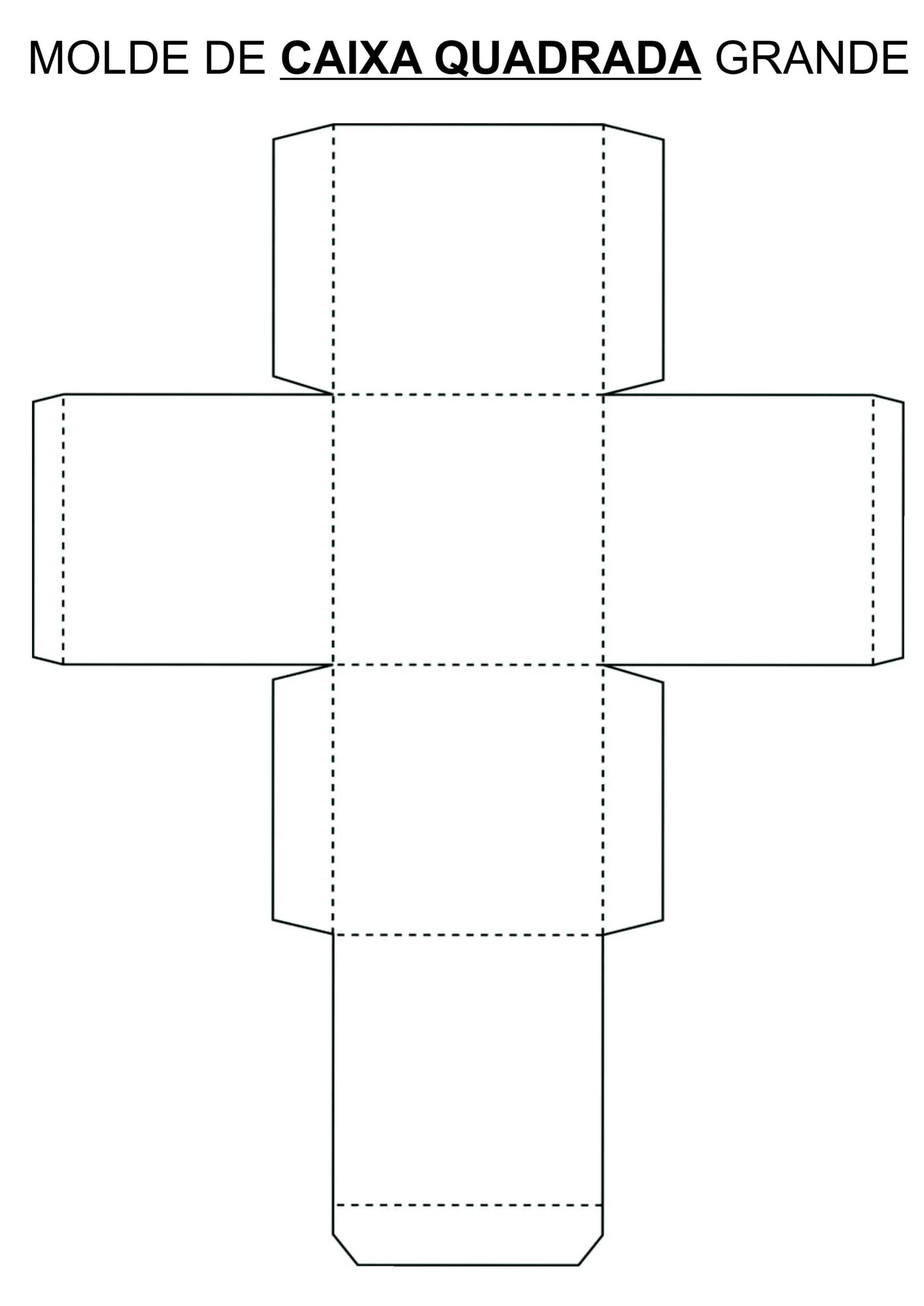 moldes de caixas para imprimir e montar pdf