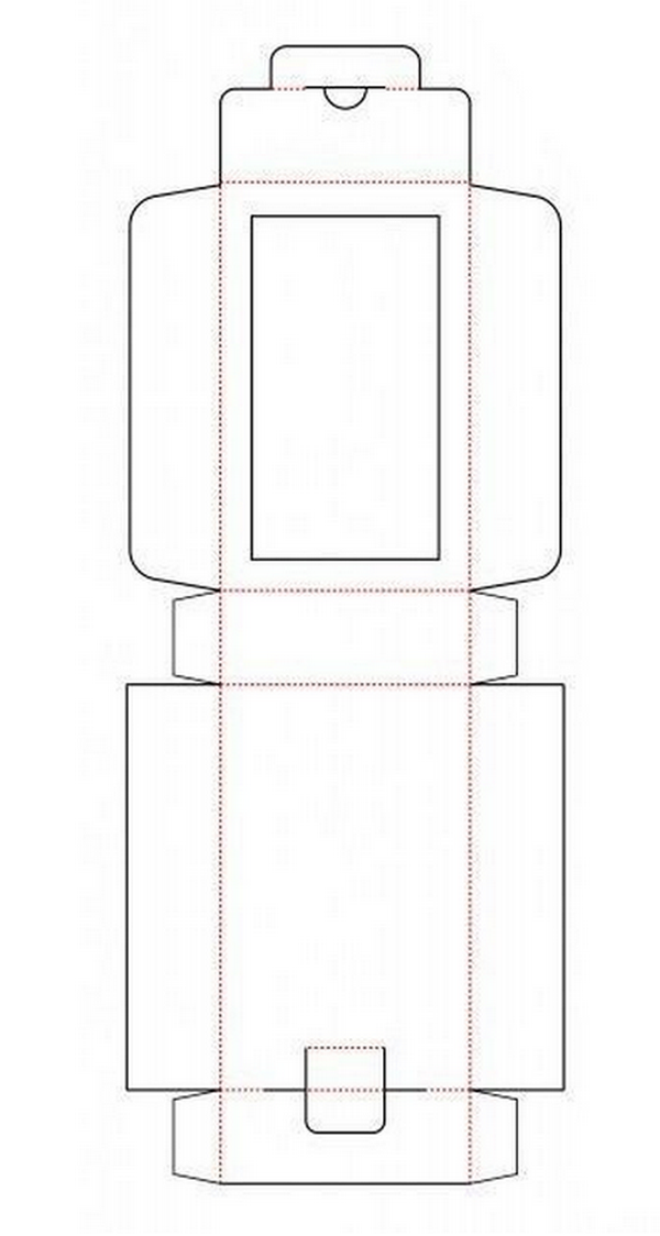 caixa de presente para imprimir e montar grátis