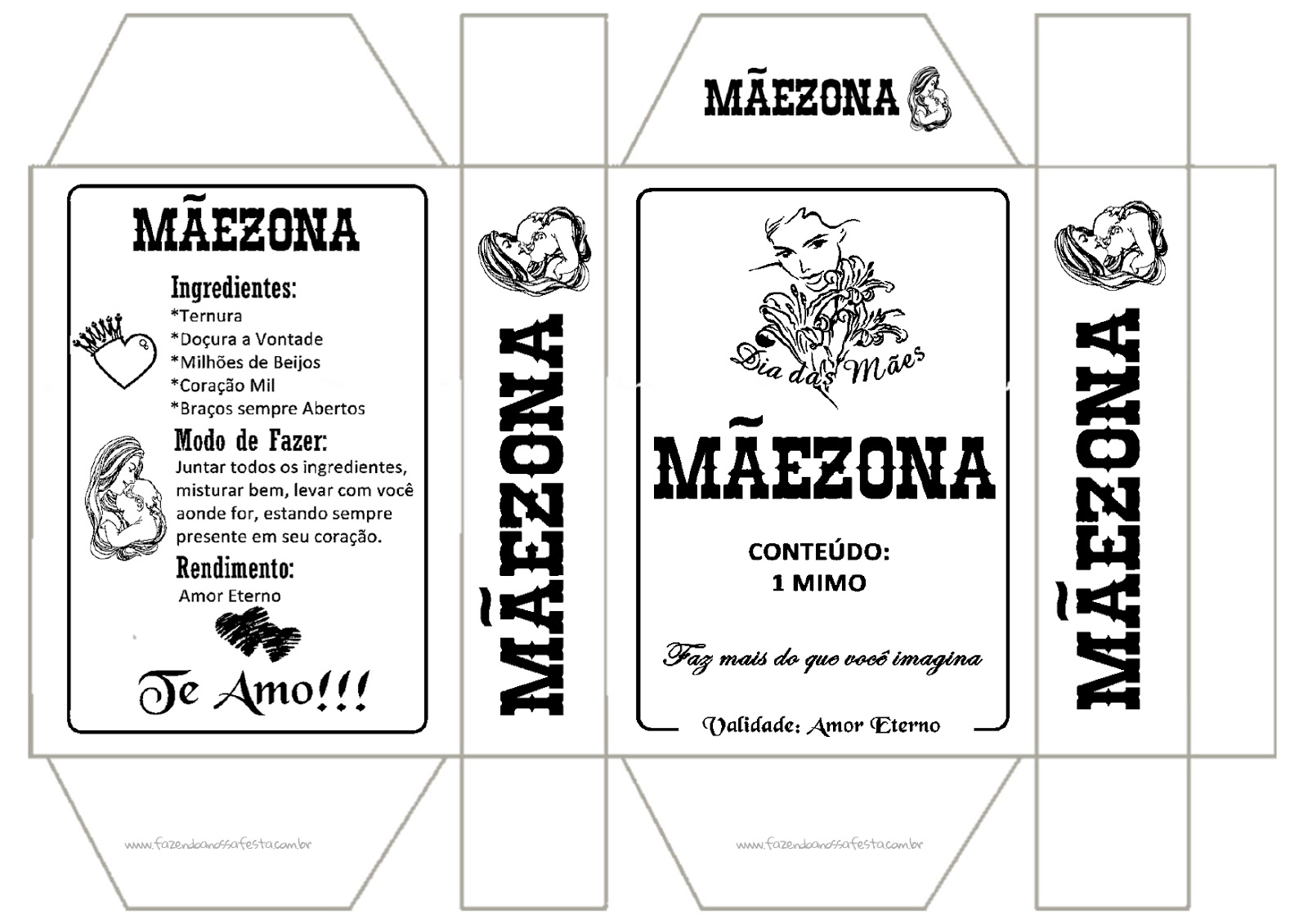 caixa personalizada para imprimir