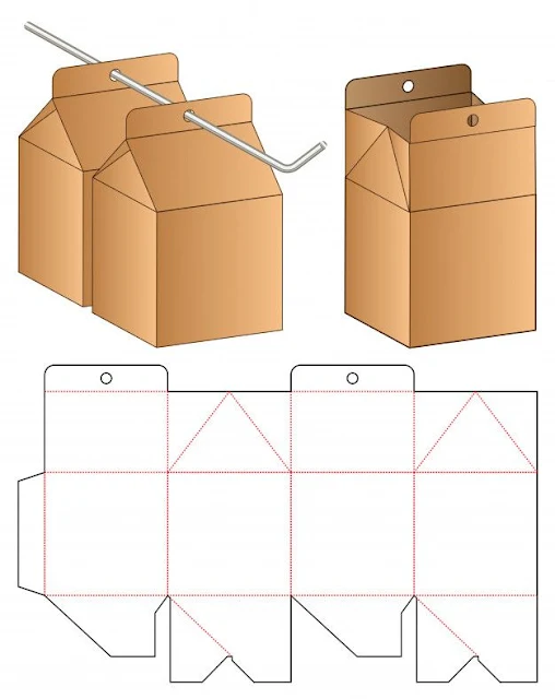 caixa sushi para imprimir e montar