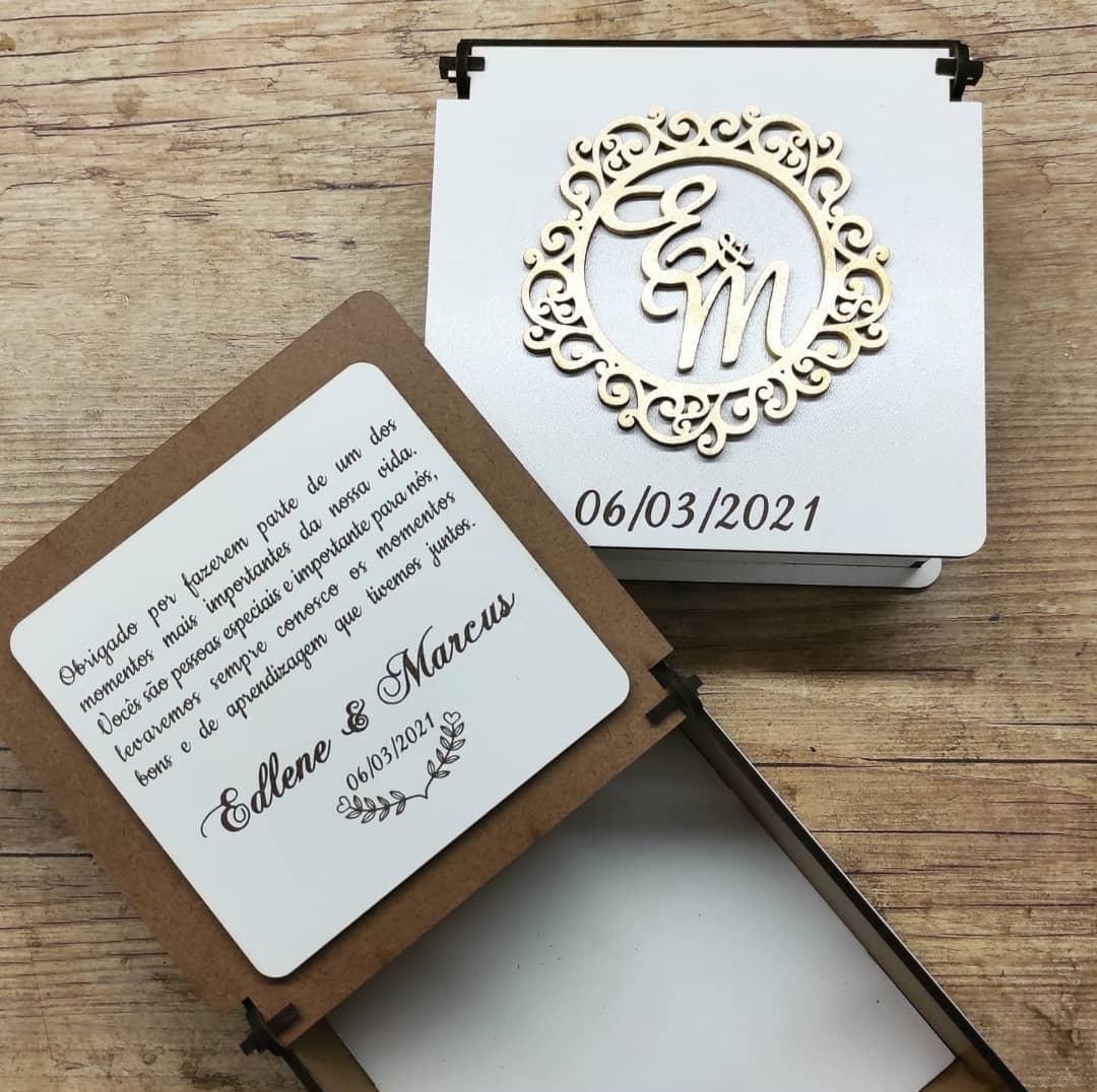 ideias criativas para caixas de mdf de casamento