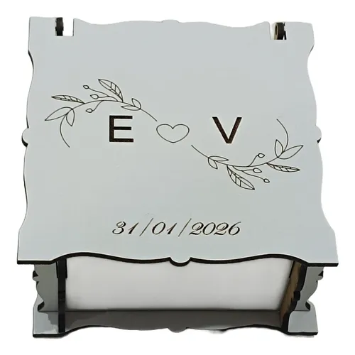 Comparativo de Preços: Caixas de MDF para Casamento (Cru vs. Personalizada)