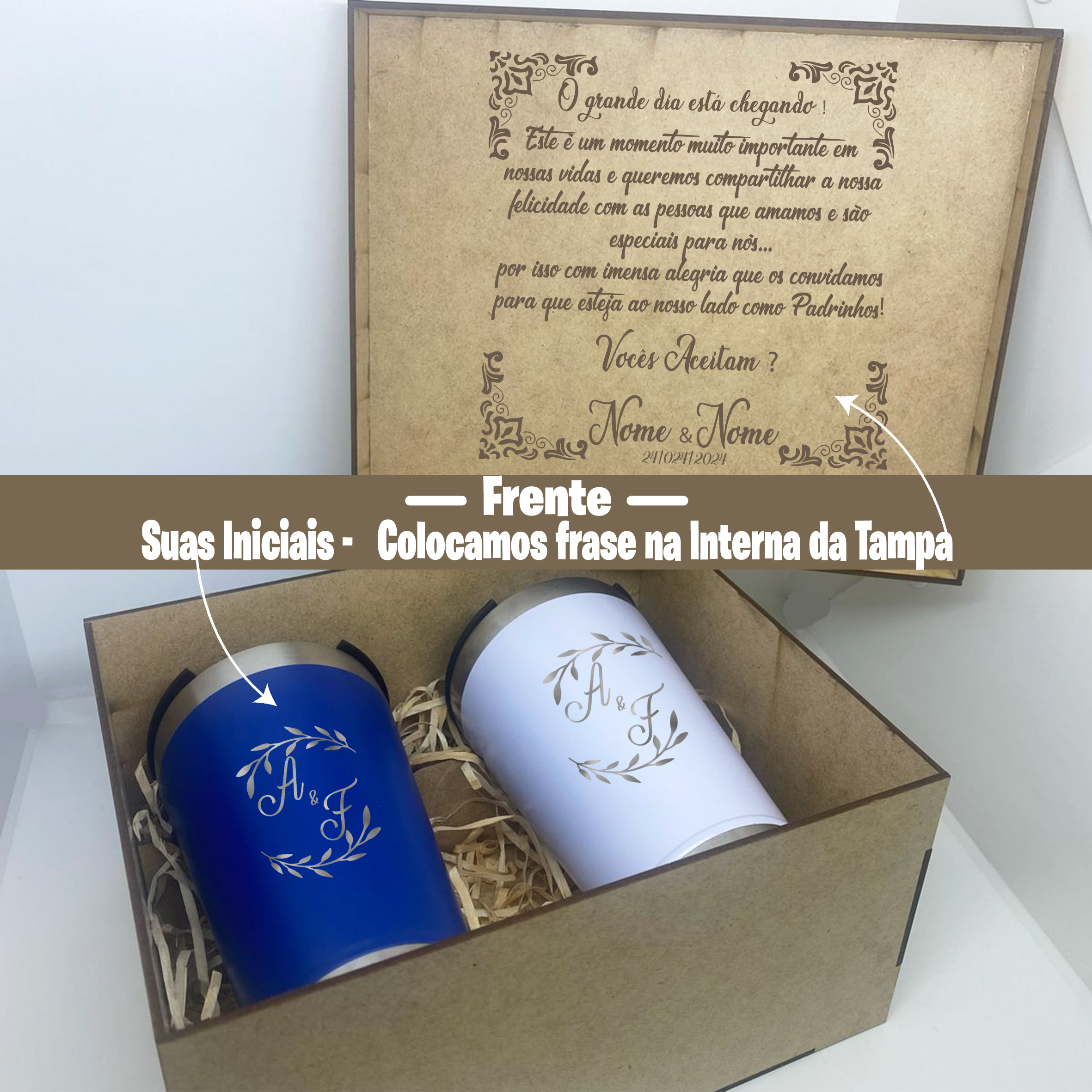 Inspirações de Cores e Acabamentos para Caixas de MDF de Casamento em 2026