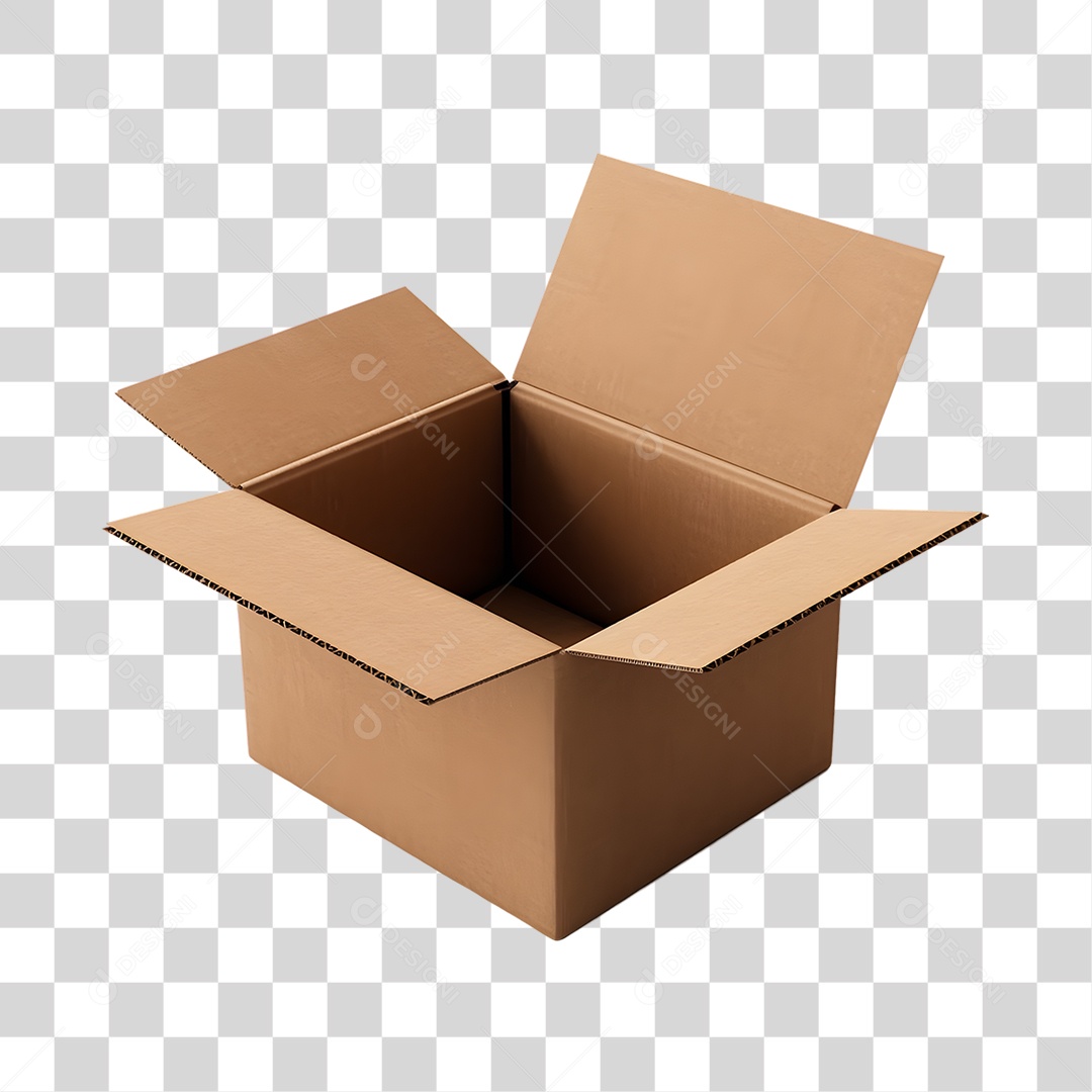 caixas vazias de papelão vs plástico