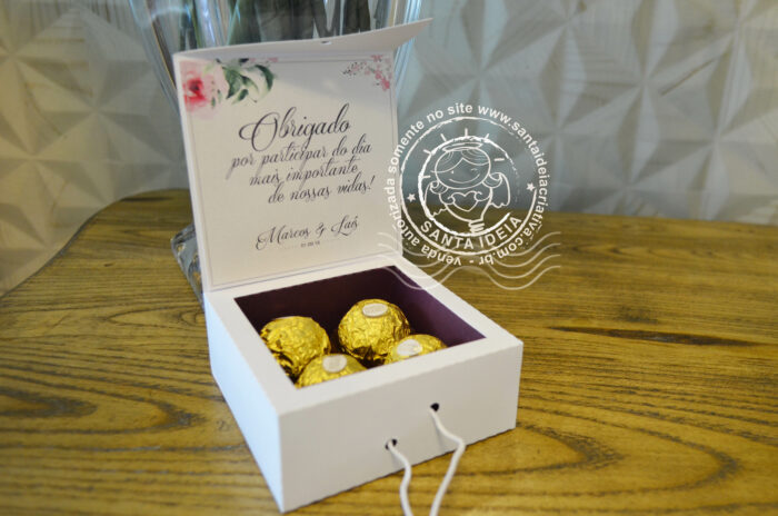 caixinhas para bombons de casamento