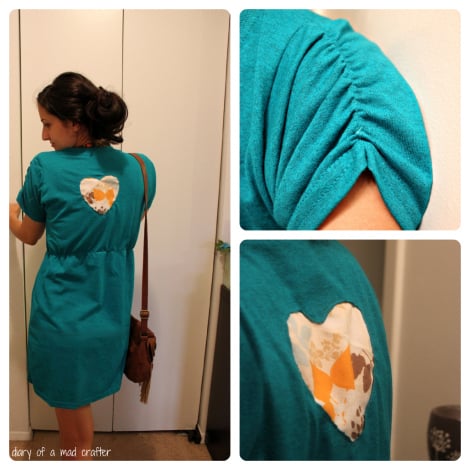 camiseta com corte de coração